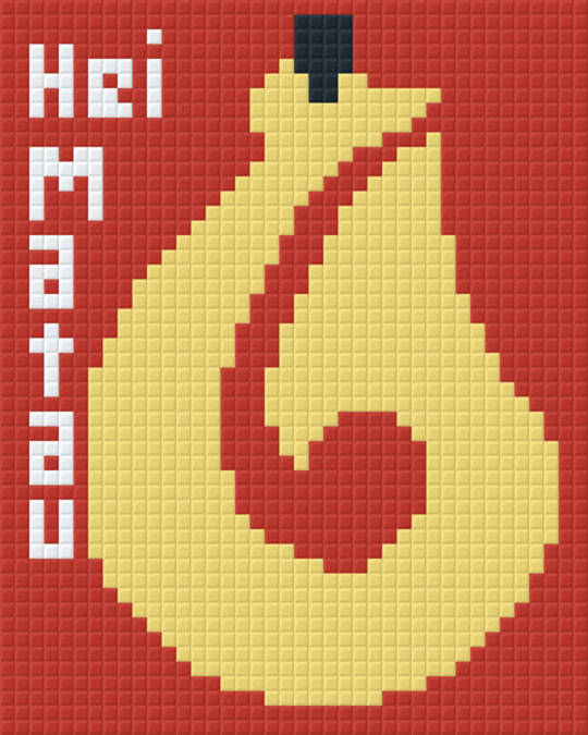 Hei Matau One [1] Baseplate PixelHobby Mini-mosaic Art Kit